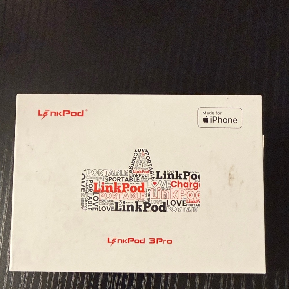 LinkPod 3Pro Portable Charger Power Bank - White